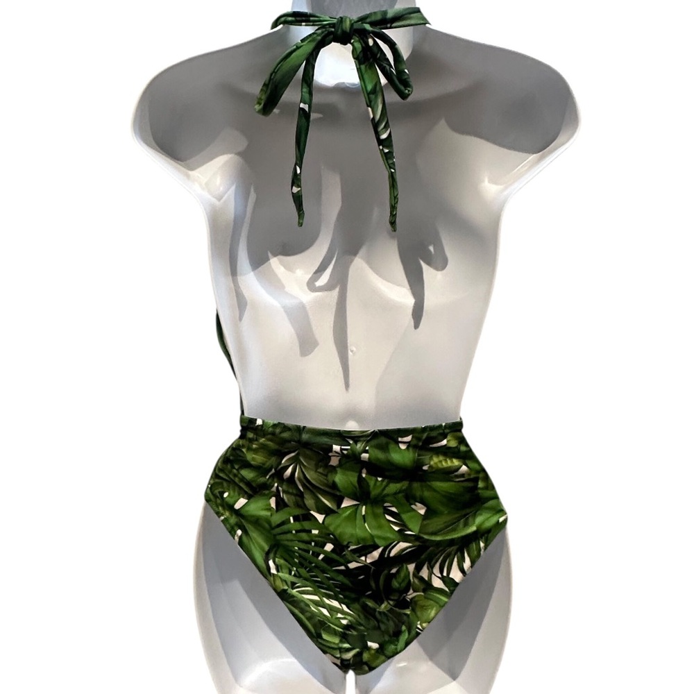 Milly Wrap One Piece Swimsuit Size Medium New with Tags Flawed - Picture 5 of 13